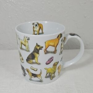 Paul Cadrew 2010 Man's Best Friend Dog Breed White Ceramic Mug